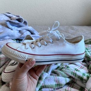 White low top converse